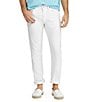 Color:White - Image 1 - Hudson White Varick Slim Straight Stretch Jeans