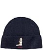 Polo Ralph Lauren Husky Dog Beanie, Color:Newport Navy - Image 1