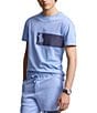 Color:Blue Lagoon - Image 1 - Jersey Graphic Short Sleeve T-Shirt