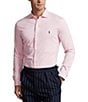 Color:Garden Pink - Image 1 - Jersey Long Sleeve Woven Shirt