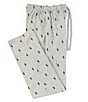 Color:Andover Heather - Image 1 - Knit Polo Player Pajama Pants
