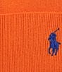 Polo Ralph Lauren Lightweight Cotton Beanie, Color:Bedford Orange - Image 3