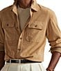 Polo Ralph Lauren Lightweight Goat Suede Lined Utility Work Shacket - Image 4