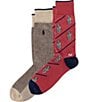 Polo Ralph Lauren Litchfield Mini Bear Socks 2-Pack - Image 1