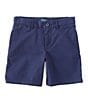 Color:Aviator Navy - Image 1 - Little Boys 2T-7 Flat-Front Chino Shorts