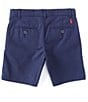 Color:Aviator Navy - Image 2 - Little Boys 2T-7 Flat-Front Chino Shorts