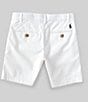 Color:White - Image 2 - Little Boys 2T-7 Flat-Front Chino Shorts
