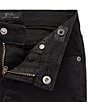 Color:Baker Black - Image 3 - Little Boys 2T-7 Hampton Classic Straight Black Denim Jeans