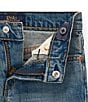 Color:Mott - Image 3 - Little Boys 2T-7 Hampton Straight Denim Jeans