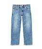 Color:Woodhaven Wash - Image 1 - Little Boys 2T-7 Hampton Straight Stretch Denim Jeans