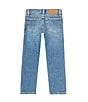 Color:Woodhaven Wash - Image 2 - Little Boys 2T-7 Hampton Straight Stretch Denim Jeans
