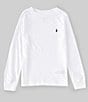 Color:White - Image 1 - Little Boys 2T-7 Jersey Crew Neck Long Sleeve T-Shirt