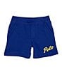 Polo Ralph Lauren Little Boys 2T-7 Logo Fleece Shorts, Color:City Royal/Yellowfin - Image 1