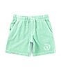 Color:Green - Image 1 - Little Boys 2T-7 Logo Spa Terry Shorts