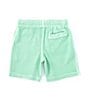 Color:Green - Image 2 - Little Boys 2T-7 Logo Spa Terry Shorts