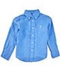 Polo Ralph Lauren Little Boys Long Sleeve Linen Shirt