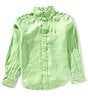 Polo Ralph Lauren Little Boys Long Sleeve Linen Shirt