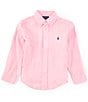 Polo Ralph Lauren Little Boys Long Sleeve Linen Shirt