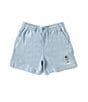 Color:Estate Blue - Image 1 - Little Boys 2T-7 Polo Bear Mesh Shorts