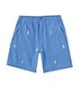 Color:Harbor Island Blue - Image 1 - Little Boys 2T-7 Polo Prepster Mesh Shorts