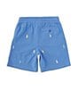 Color:Harbor Island Blue - Image 2 - Little Boys 2T-7 Polo Prepster Mesh Shorts