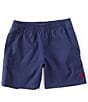 Color:Aviator Navy - Image 1 - Little Boys 2T-7 Pull-On Chino Shorts