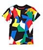 Color:Active Camouflage - Image 1 - Little Boys 2T-7 Short-Sleeve Abstract-Print Jersey T-Shirt