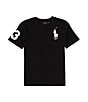 Color:Polo Black - Image 1 - Little Boys 2T-7 Short-Sleeve Big Pony Jersey T-Shirt