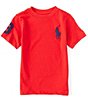 Color:RL 2000 Red - Image 1 - Little Boys 2T-7 Short-Sleeve Big Pony Jersey Tee
