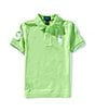 Polo Ralph Lauren Little Boys 2T-7 Short Sleeve Big Pony Mesh Polo Shirt, Color:Collection Lime - Image 1
