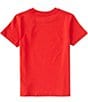 Color:RL 2000 Red/New Classic Black - Image 2 - Little Boys 2T-7 Short Sleeve Collegiate Essential T-Shirt