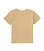 Color:Classic Khaki - Image 2 - Little Boys 2T-7 Short Sleeve Crewneck Jersey T-Shirt