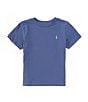 Color:Blue Heaven - Image 1 - Little Boys 2T-7 Short Sleeve Crewneck Jersey T-Shirt