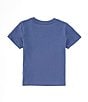 Color:Blue Heaven - Image 2 - Little Boys 2T-7 Short Sleeve Crewneck Jersey T-Shirt