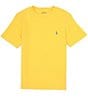 Color:Chrome Yellow - Image 1 - Little Boys 2T-7 Short-Sleeve Essential T-Shirt