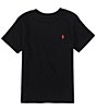 Color:Polo Black - Image 1 - Little Boys 2T-7 Short-Sleeve Essential Tee
