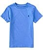 Color:Scottsdale Blue - Image 1 - Little Boys 2T-7 Short-Sleeve Essential T-Shirt