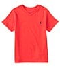 Color:RL2000 Red - Image 1 - Little Boys 2T-7 Short-Sleeve Essential V-Neck T-Shirt