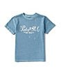Color:Cassidy Blue - Image 1 - Little Boys 2T-7 Short Sleeve Graphic Jersey T-Shirt