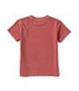 Color:Adirondack Berry - Image 2 - Little Boys 2T-7 Short Sleeve Graphic Jersey T-Shirt