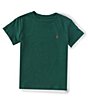 Color:College Green - Image 1 - Little Boys 2T-7 Short-Sleeve Jersey Crewneck Tee