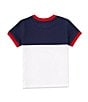 Color:White - Image 2 - Little Boys 2T-7 Short-Sleeve Logo American Flag Heavyweight Jersey T-Shirt