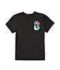 Color:Black - Image 1 - Little Boys 2T-7 Short-Sleeve Logo Jersey T-Shirt