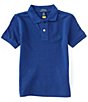 Color:Harrison Blue - Image 1 - Little Boys 2T-7 Short-Sleeve Mesh Polo Shirt