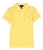 Color:Empire Yellow - Image 1 - Little Boys 2T-7 Short-Sleeve Mesh Polo Shirt