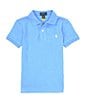 Color:Harbor Island Blue - Image 1 - Little Boys 2T-7 Short-Sleeve Mesh Polo Shirt