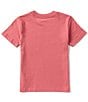 Color:Adirondack Berry - Image 2 - Little Boys 2T-7 Short Sleeve Polo Bear Jersey T-Shirt