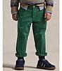 Polo Ralph Lauren Little Boys Straight Fit Flex Abrasion Twill Pants, Color:New Forest - Image 3