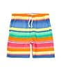 Color:Marias Stripe - Image 1 - Little Boys 2T-7 Stripes Spa Terry Shorts