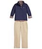 Color:Classic Khaki - Image 4 - Little Boys 2T-7 Suffield Chino Pants